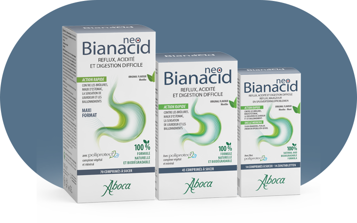 COMPRIMÉS DE NÉOBIANACID À LA MENTHE ET AU CITRON