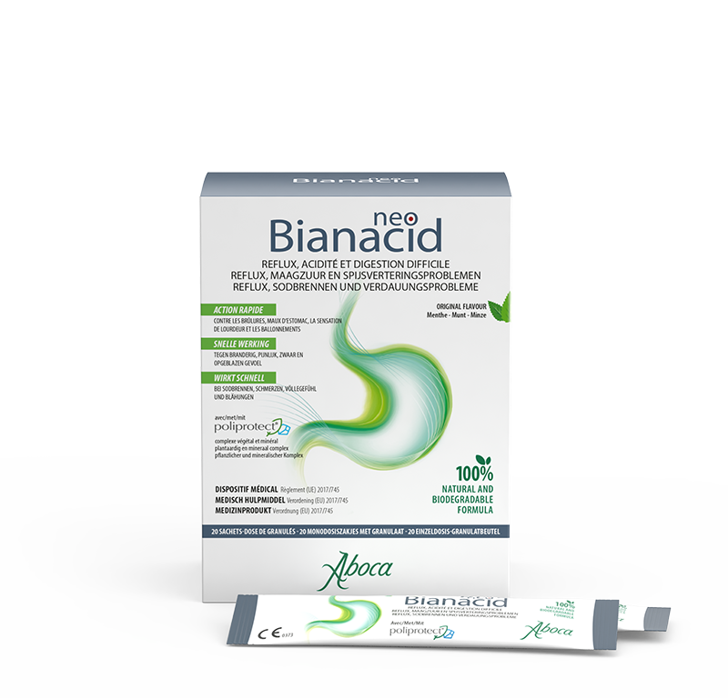 NEOBIANACID SACHETS DE GRANULÉS GOÛT MENTHE