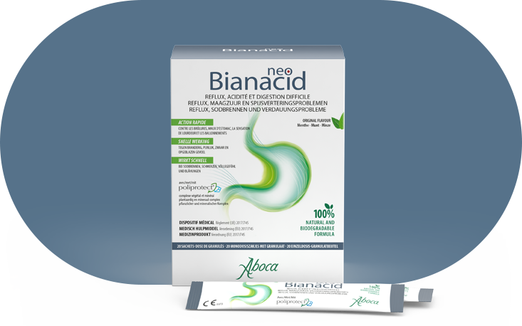 NEOBIANACID SACHETS DE GRANULÉS GOÛT MENTHE